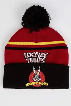 کلاه بافت پسرانه قرمز دفاکتو