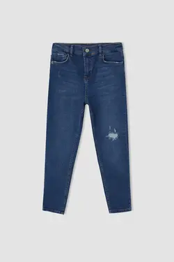 شلوار جین پسرانه آبی دفاکتو