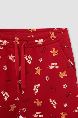 شلوار راحتی جاگر پسرانه قرمز دفاکتو