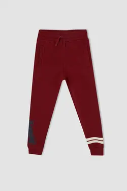 شلوار راحتی جاگر پسرانه زرشکی دفاکتو