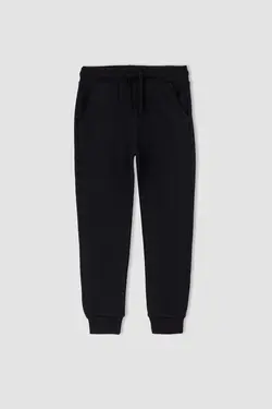 شلوار راحتی جاگر پسرانه سیاه دفاکتو