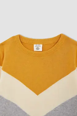 پلیور پسرانه  زرد دفاکتو