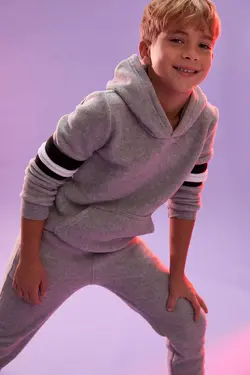 هودی پسرانه خاکستری دفاکتو