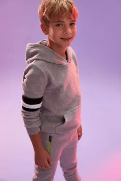 هودی پسرانه خاکستری دفاکتو