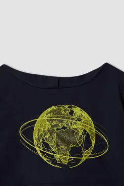 هودی پسرانه سرمه ای دفاکتو