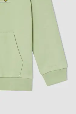 هودی پسرانه سبز دفاکتو