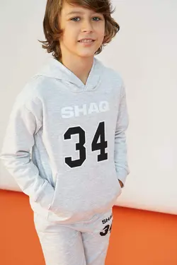 هودی پسرانه خاکستری دفاکتو