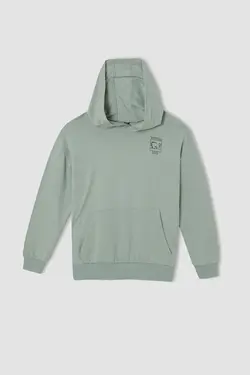 هودی پسرانه سبز دفاکتو