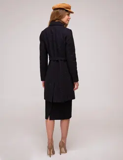 پالتو زنانه سرمه ای پیرکاردین