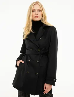 بارانی زنانه سیاه پیرکاردین