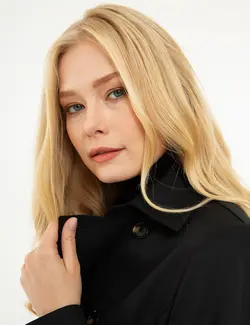 بارانی زنانه سیاه پیرکاردین