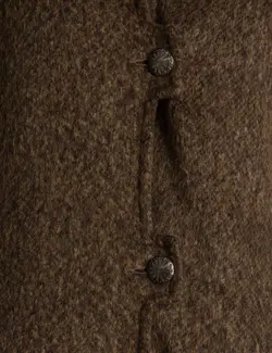 پالتو زنانه قهوه ای پیرکاردین