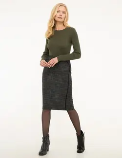 دامن زنانه سیاه پیرکاردین
