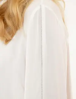 شومیز زنانه بژ پیرکاردین