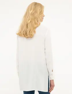 شومیز زنانه بژ پیرکاردین