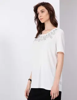 بلوز زنانه بژ پیرکاردین