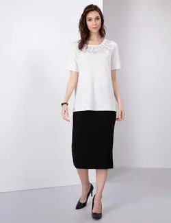 بلوز زنانه بژ پیرکاردین