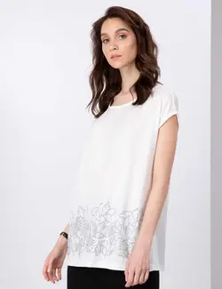 بلوز زنانه بژ پیرکاردین