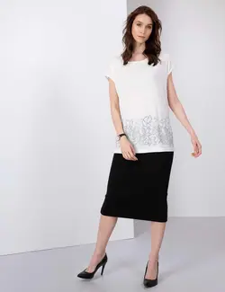 بلوز زنانه بژ پیرکاردین