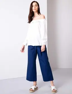 بلوز زنانه سفید پیرکاردین