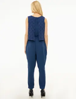 بلوز زنانه سرمه ای پیرکاردین