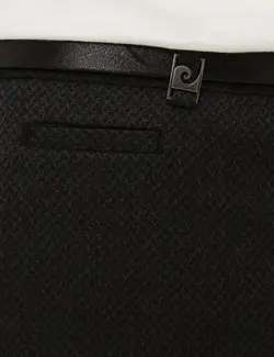 شلوار پارچه ای جذب مردانه دودی پیرکاردین