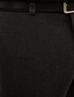 شلوار پارچه ای جذب مردانه سیاه پیرکاردین