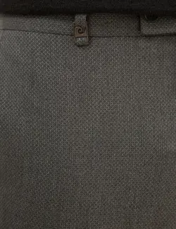 شلوار پارچه ای جذب مردانه خاکستری پیرکاردین