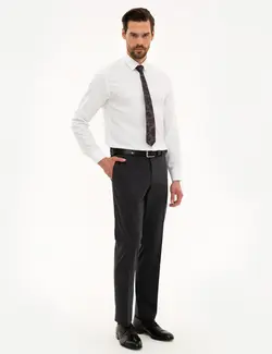 شلوار پارچه ای جذب مردانه سیاه پیرکاردین