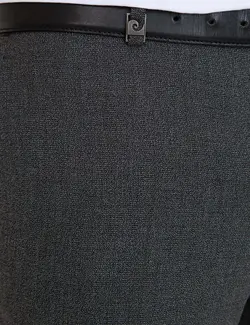 شلوار پارچه ای جذب مردانه دودی پیرکاردین