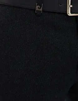 شلوار پارچه ای جذب مردانه سرمه ای پیرکاردین