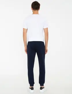 شلوار راحتی جذب مردانه سرمه ای پیرکاردین