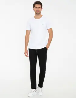 شلوار راحتی جذب مردانه سیاه پیرکاردین