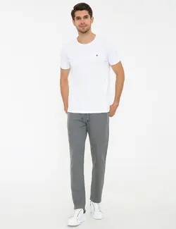 شلوار راحتی جذب مردانه آنتراسیت ملانژ پیرکاردین