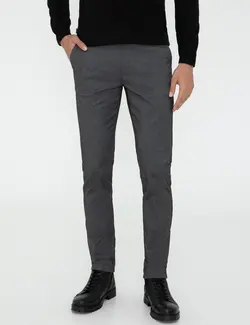 شلوار کتان جذب مردانه انتراسیت پیرکاردین