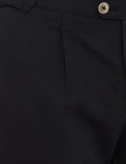 شلوار کتان Carrot Fit مردانه سیاه پیرکاردین