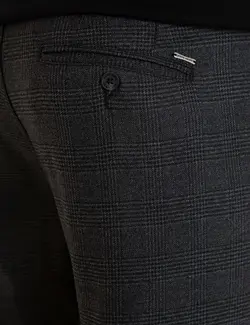 شلوار کتان Carrot Fit مردانه خاکستری پیرکاردین