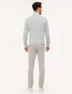 شلوار کتان جذب مردانه سنگ پیرکاردین