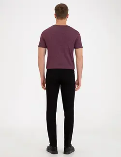 شلوار کتان جذب مردانه سیاه پیرکاردین