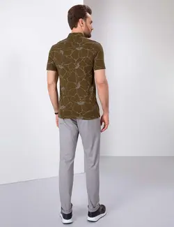 شلوار کتان جذب مردانه خاکستری پیرکاردین