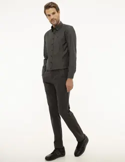 شلوار کتان جذب مردانه انتراسیت پیرکاردین