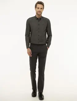 شلوار کتان جذب مردانه انتراسیت پیرکاردین