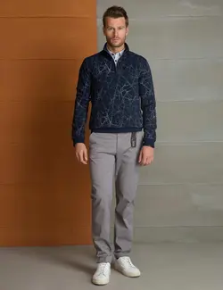 شلوار کتان جذب مردانه خاکستری پیرکاردین