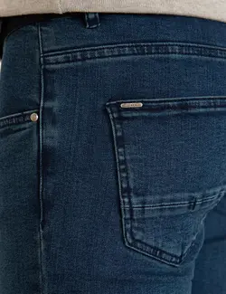 شلوار جین جذب مردانه سرمه ای تیره پیرکاردین