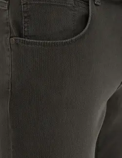 شلوار جین جذب مردانه سبز تیره پیرکاردین