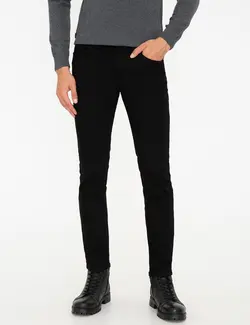 شلوار جین جذب مردانه سیاه پیرکاردین