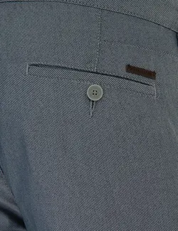 شلوار کتان جذب مردانه سرمه ای پیرکاردین