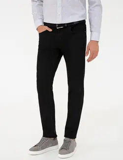 شلوار جین جذب مردانه سیاه پیرکاردین