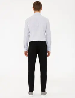 شلوار جین جذب مردانه سیاه پیرکاردین