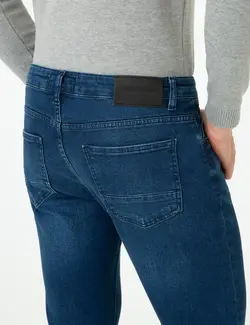 شلوار جین جذب مردانه نیلی پیرکاردین